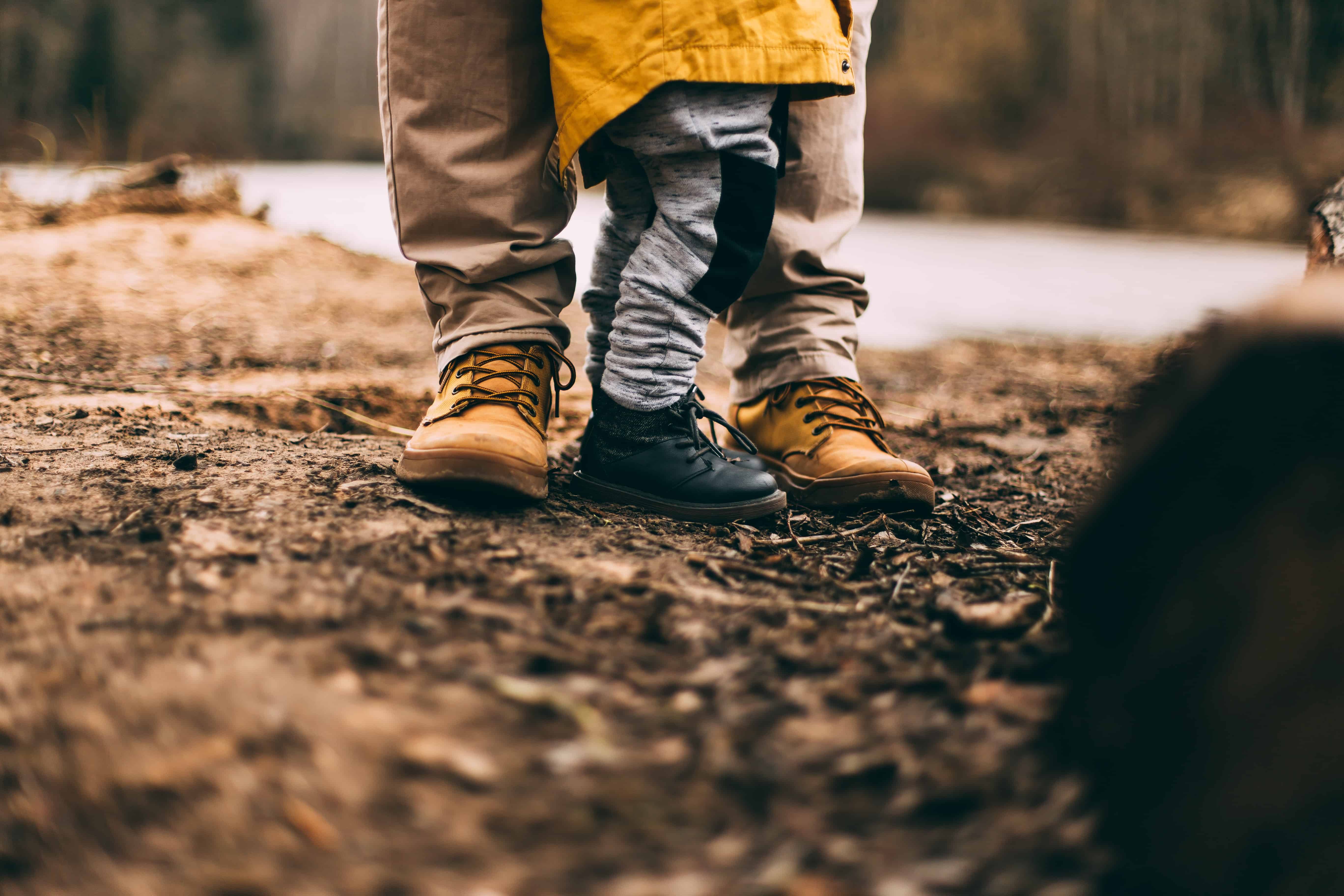 Family shoes on country path : Foster Carer Mortgages